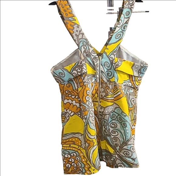 Kate SpadeJANA Bold Print Silk Studded Top - Picture 2 of 5